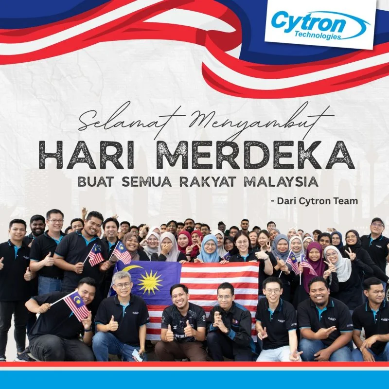 Cytron Technologies team photograph supplied by Affan
